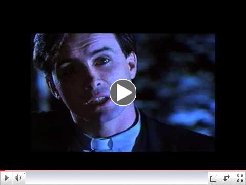 Evil Clergyman clip, PULSEPOUNDERS, 1987 to 2012, Jeffrey Combs, Barbara Crampton, Charles Band