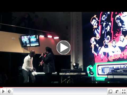 Jadee gives his testimony with clips from live performances