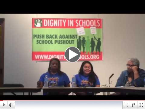 Savina Tapia at DSC charter accountability press conference
