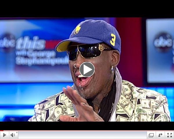 Dennis Rodman 'This Week' Interview: NBA Basketball Star Discusses Kim Jong Un, North Korea Visit
