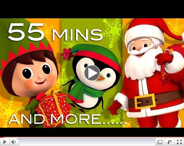 Jingle Bells | Christmas Songs | And More Children's Songs! | 56 Minutes Long | From LittleBabyBum