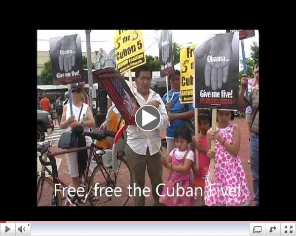 Takoma Park solidariza con los Cinco Cubanos! Primera Parte