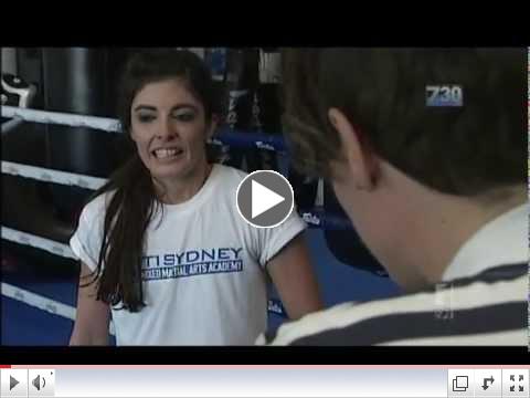 Astro Girl Alex Chambers - Womens MMA - 7.30 on ABC TV