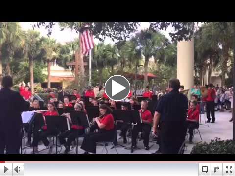 Royal Ram Band and their Patriot Performance at the Veterans Day Celebration
