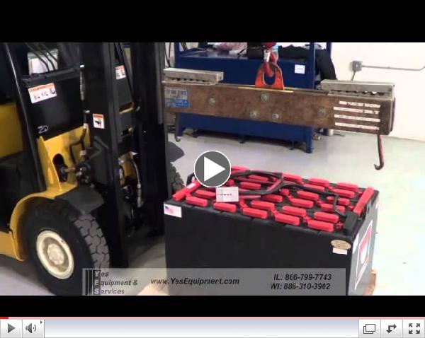 How To Change A Forklift Battery: 2013 Yale ERP040VT | Yes Equipment & Services