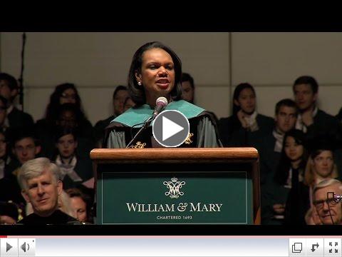Commencement 2015: Rice's keynote speech