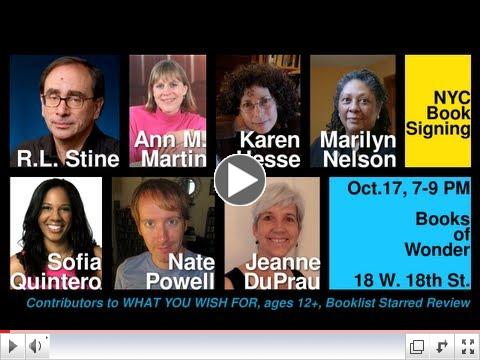 R.L. Stine, Ann M. Martin, and more top authors at NYC Book Signing