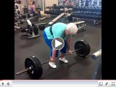  78-Year-Old Grandmother Deadlifts 225 Pounds With Ease
