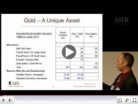 AIER Lecture--Bullion and Beyond: A World of Choices for Gold Investors (part 5)--John Barry