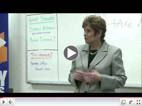 Click to watch the video of District Attorney Bonnie Dumanis' visit to Reality Changers!