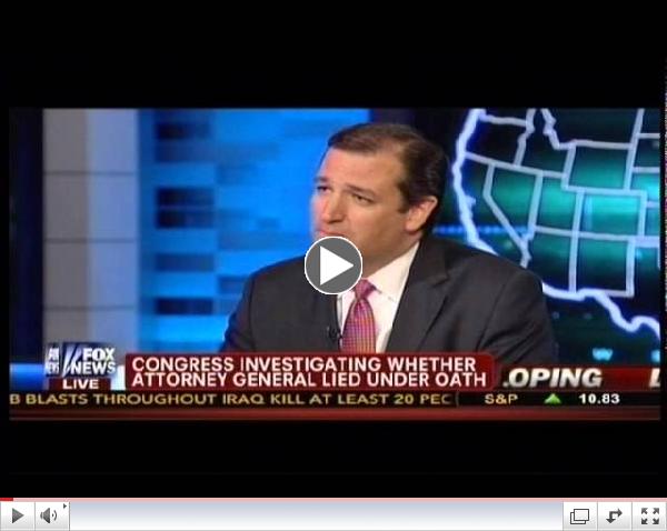 Ted Cruz: Holder Should Resign