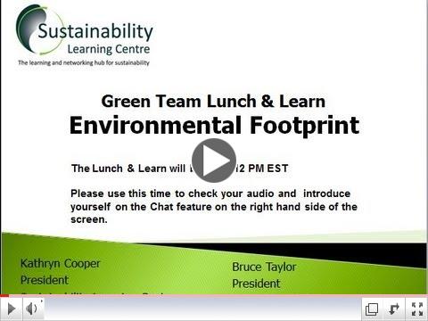 Environmental Footprint Webinar