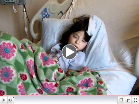 Juliana Getting Chemo (May 16, 2011) and not feeling so good.
