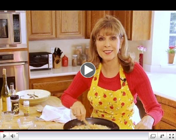 Lemon Shrimp Orzo from Maryann Ridini Spencer/SimplyDeliciousLiving.TV