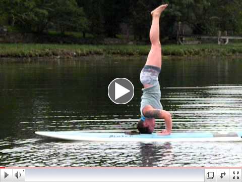 Paddleboard Lara at her finest!