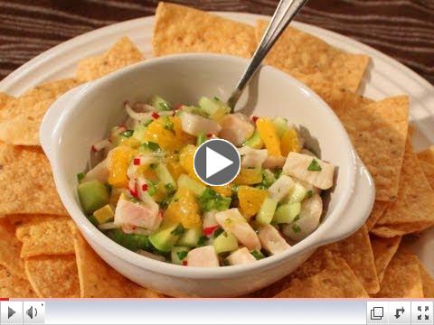 Mahi Mahi Ceviche Recipe - Marinated Fish Salad - Great for Summer!