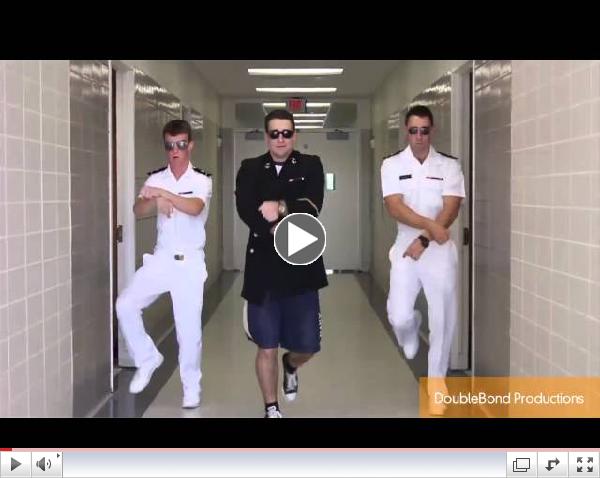 Navy Sailors Show Off Gangnam Psy Moves in Dance Video
