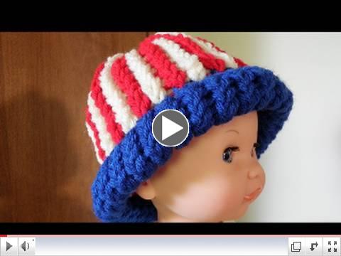Free Loom Pattern - Vertical Striped Hats