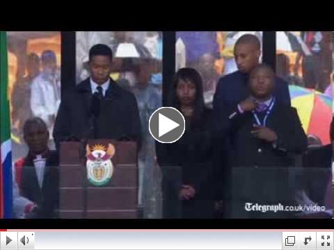'Fake' interpreter at Nelson Mandela memorial