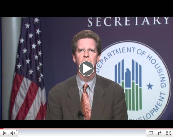Message to HUD's Emergency Solutions Grant Recipients on the Importance of Rapid Re-Housing