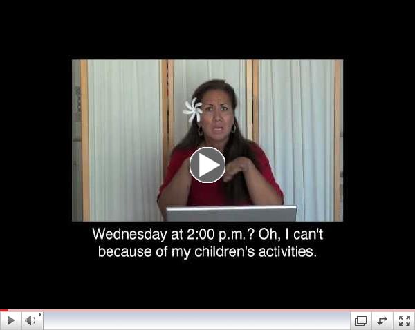 ADA Effective Communication - Title III  in ASL
