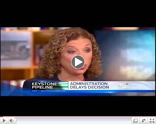 Wasserman Schultz: Politics Didn't Factor into Obama Keystone Pipeline Delay