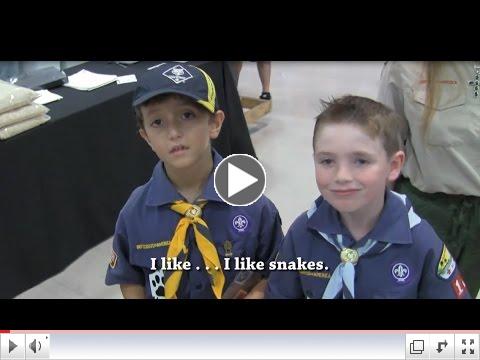 Cub Scouts from Lakeland Pack 106 visit Repticon