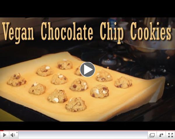 Vegan Macadamia Chocolate Chip Cookies