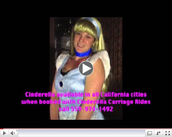 Cinderella available with Cinderella mini horse carriage rides