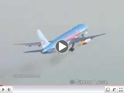 757 airplane bird strike (engine failure)
