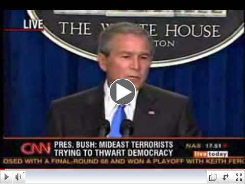FLASHBACK: Bush admits Iraq had no WMDs & had nothing to do with 9/11