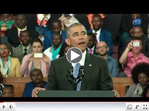 I am proud to be the first Kenyan America to become president of the US