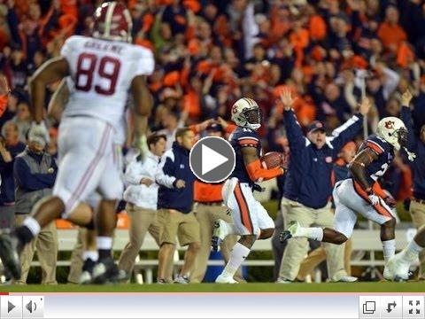 Auburn Beats Alabama.   Everyone Goes Nuts.