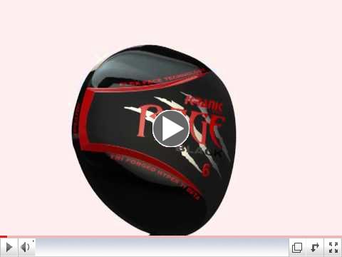 The New Krank Golf Rage Black Golf Driver