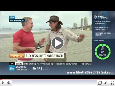 The Weather Channel Visits Myrtle Beach Safari