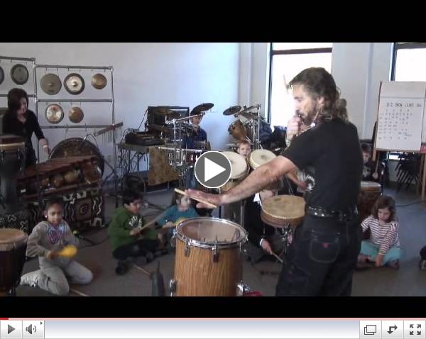 Renowned percussionist Tony Vacca works with students [Delaware Online News Video]