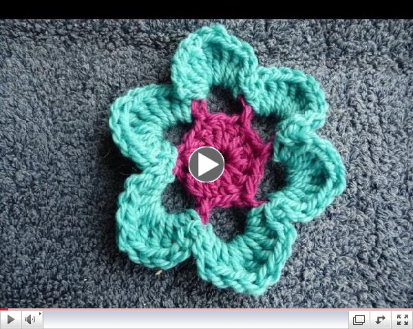 How To Crochet Large Whimsical Flower