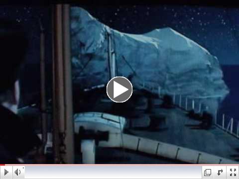 titanic - iceberg collision