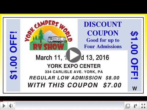 York RV Show March 11-13,2016 