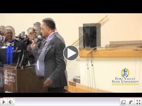 The Rev. Jesse Jackson and the Rainbow Push Coalition at FVSU