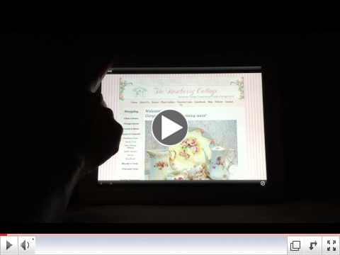 Shabby Lane Shops Magazine iPad application demonstration
