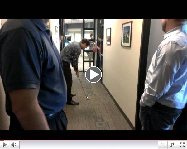 Hass - CIO Puttz for Bucks winning putt - July 12, 2013