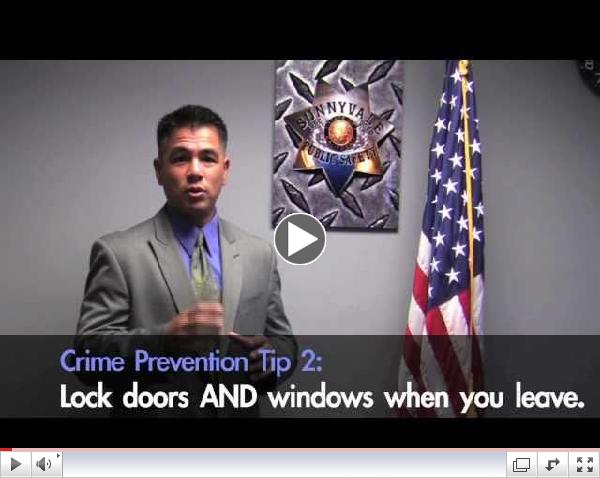 PSA: Residential Burglary Prevention and What to Expect from Sunnyvale Public Safety