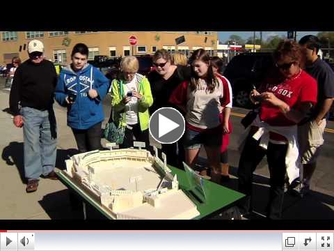 Objet 3D Printed Fenway Park Model Tours Boston!