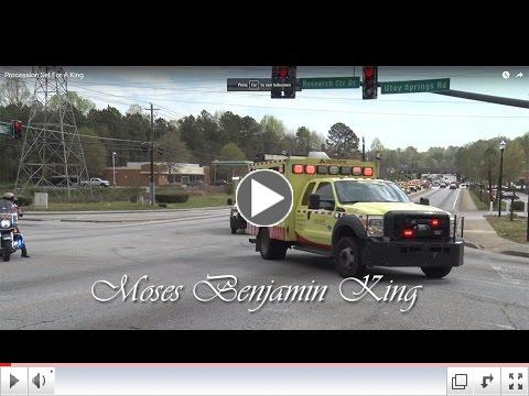 Funeral Procession for HERO Operator Moses King