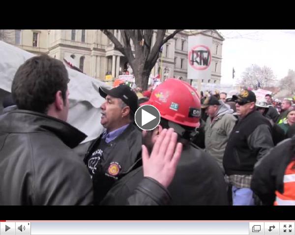 UNIONS ASSAULT ON CAMERA!!
