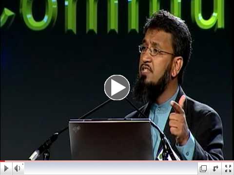 Dr. Altaf at an ISNA Annual Convention 