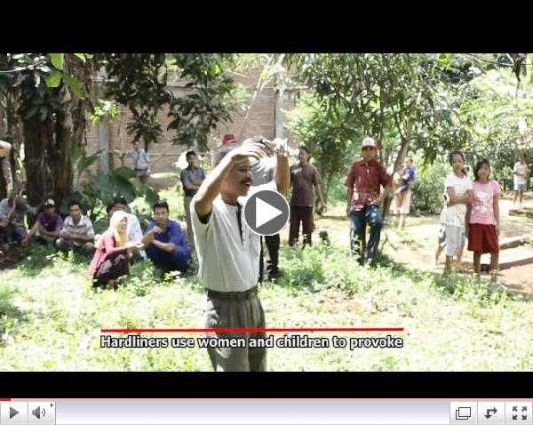 Demolish A Batak Protestant Church (Courtesy of Ferry Putra)