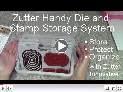 NEW Zutter Handy Die and Stamp Storage System Product Review