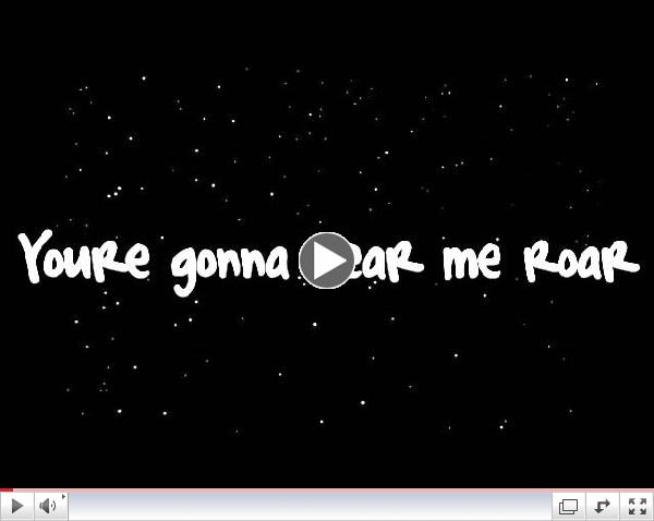 Katy Perry - Roar (LYRICS)